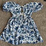 Abercrombie & Fitch Cinch-Front Poplin Mini Dress Photo 2