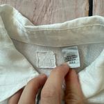 Chico's  Shirt Womens 2 White Linen Lino Casual Summer Comfort Light Button Turkey Photo 1