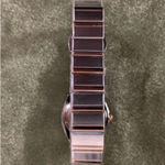 #401 POEDAGER Rose Gold Detail Watch Silver Photo 10