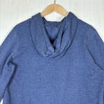 Lauren James Hoodie Womens Sz M Heathered Blue Soft Thumb Holes Photo 7