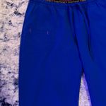 Heart soul  Blue Women's Scrub Pants Photo 1