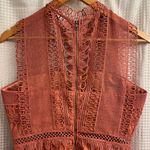 Bardot Mariana Lace High Neck Sheath Dress Mor Rose Size 6 Photo 6