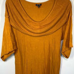 Apt. 9  Women's Rayon Blend Soft Off The Shoulder Top Dark Yellow Size Medium Photo 0