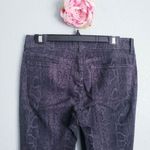 NYDJ Not Your Daughters Jeans Black and Gray Snake Print Skinny Jeans Photo 3