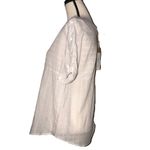 Listicle  boat neck button sleeve stripe top medium Photo 1