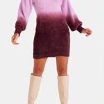 MINKPINK NWT Revolve  Two Tone Cozy Soft Sweater Knit Dress Photo 0