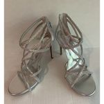 INC I.N.C. Nelle Strappy Stiletto Sandals/Silver Crystal/ Womens Size 8.5 New In Box Photo 3