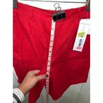 Women's Medium Shorts 2 Piece Set Geranium Red & Animal Print Casual Photo 8
