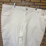 Terra & Sky  White Straight Leg Jeans Size 22W Photo 2