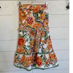 Joie  Strapless belted mini dress w/ tiered‎ skirt 14 - NWT Photo 11