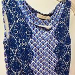 Tory Burch XS printed midi shift dress, geometric and floral, light weight Photo 5