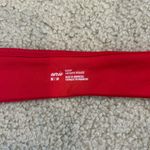 Aerie NWT  Wrap Halter Bikini Top Women's Chilly Red Swim Beach Paddle Size M Photo 5