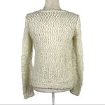Free People Ivory Crew Neck Wool Blend Pullover M Photo 6
