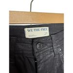 Free People Black Coated Xena High Rise Slim Jeans NWT Sz. 29 Photo 6