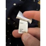 Croft & Barrow  Women Size Medium Cotton Polka Dot Shirt 3/4 Sleeve Casual Relax Photo 8