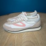 Tretorn  Women's Retro Rawlins Casual Lace-Up Sneakers Pink White Size 10 Photo 3