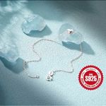 925 Silver Thin Chain Heart Bracelet New in Packaging 18K Gold Plated Photo 3