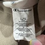 Champion  Reverse Weave Mock Neck Sweatshirt Women's Medium Beige Pullover Fall Photo 6