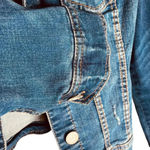 Aeropostale Aeropostal Medium Wash Denim Jacket Photo 7