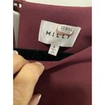 Milly Bell Sleeve Dress Wine Burgundy‎ Mini Sz 6 Red Photo 2