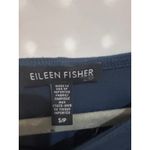 Eileen Fisher  Long Sleeve Boat Neck Tunic Dress Navy Blue Size S/P Photo 2