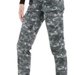 Anatomie Karo Camo Stretch Cargo Pants UPF 50+ Slim Fit Tapered Mid Rise Gray S Photo 0