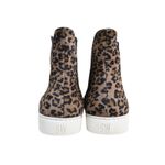 Stuart Weitzman Womens 10 Leopard Slip On High Top Suede Sneaker Photo 5