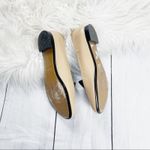 Fendi Women's Tan Selleria Leather Lizard-Trimmed round-toe Loafers 6.5 Photo 2