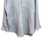 We The Free Free People Summer Daydream Buttondown Oversized Shirt Size Small NWT Photo 9