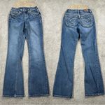 Shyanne Women’s Mid Rise Bootcut Jeans Flap Back Pockets Cowgirl Med Wash 26X34 Photo 2