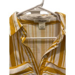 NWOT striped yellow casual shirt dress Photo 3