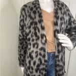 Torrid Long Sweater Coat/Cardigan Leopard Print Size 2. Photo 1