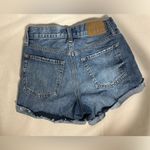 Aeropostale  Mom Short 0 Raw Hem Blue Jean Shorts Photo 7