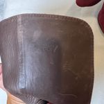 Diane Von Furstenberg  Wine Red Maroon Suede Leather Wrapped Heeled Boots 8.5 M Photo 14