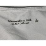 Abercrombie & Fitch  Soft AF White Stretch Cropped Crop Top Tank Top Women Size L Photo 2