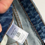 Sandrine Rose Free People High Rise Cropped Jeans Ankle Distressed 31 Zip Fly Blue Photo 9