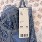 Urban Outfitters NWT  Out from Under Modern Love Corset Lace Small Blue Photo 9