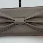 Betsey Johnson  Faux Leather Bow Front Long Wallet Photo 3