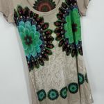 American Vintage Vintage Y2K Short Sleeve Floral Shirt Size Large Boho Fairycore Whimsical Photo 3