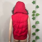 Gap Retro Red Puffer Vest Hood Photo 14