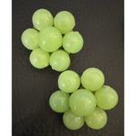 6 Piece Green Jewelry Bundle, Bracelets, Rhinestones, Earrings, Necklaces Photo 4