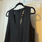 Cynthia Rowley  Black 100% Silk Sleeveless Sheath Dress New Size 10 Chic Trendy # Photo 4