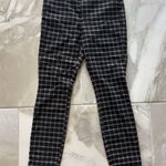 Hollister Black and White Checkered Ankle Pants Photo 2