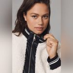 Avec Les Filles NWT  Sherpa Fleece Varsity Bomber Jacket Size 2XL Photo 2