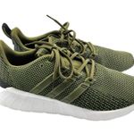 Adidas  Questar Flow Men 6.5 Women 8 Shoes US Khaki Green White Foam Sneakers Photo 0