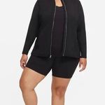 Nike  Yoga Luxe Jacket Training Dri FIT Black Full Zip Womens 3X Athleisure Coat Photo 0