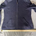 Ralph Lauren LAUREN  Navy Blue Full Zip Hoodie Sweater Military Style L Cardigan Photo 10
