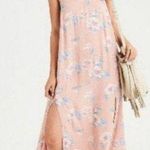 American Eagle  Peach Floral Maxi Dress Photo 0