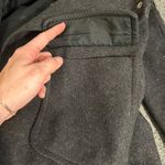 J.Crew  wool charcoal grey mid length women’s pea coat size medium! Photo 11