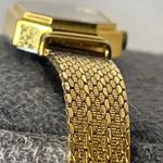 Diane Von Furstenberg  Gold Plated Mesh Stainless Steel Watch Vintage untested Photo 14